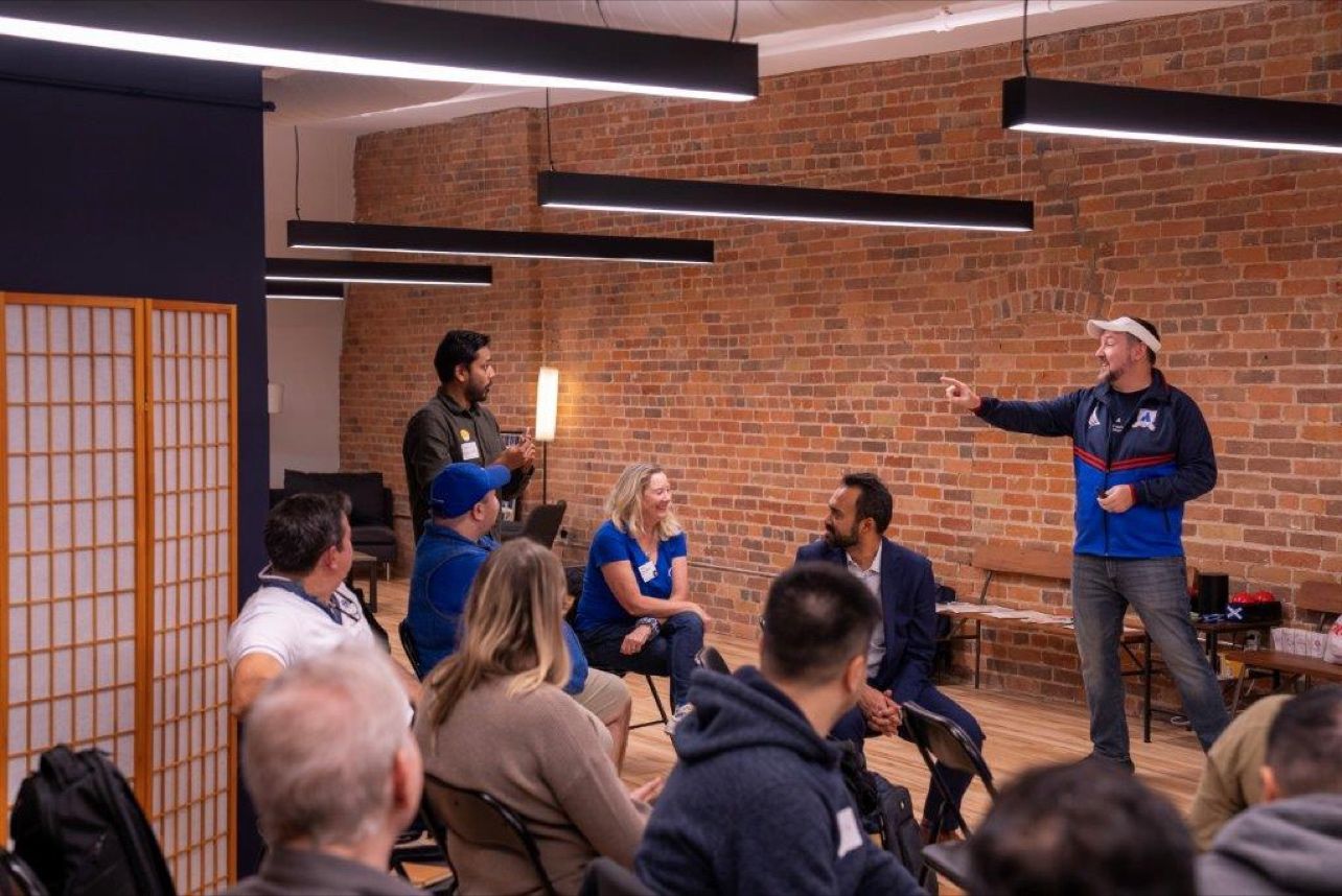 Mayank with his daughter